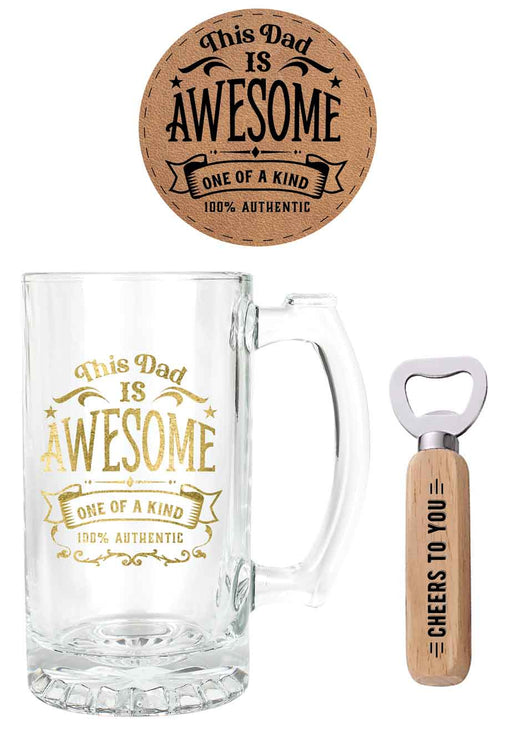 This Dad Is Awesome 3 Pc Gift Set