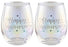 Happy Anniversary Stemless Holographic Set 560ml