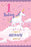 Happy 1st Birthday Deluxe Card Unicorn