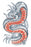 Snake - Biker - Temporary Tattoo