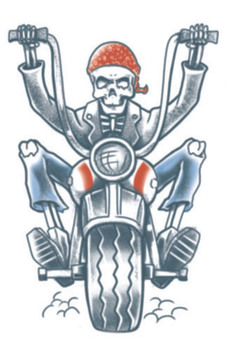 Born to Ride - Biker - Temporary Tattoo