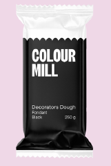 Colour Mill Decorators Dough ( Fondant ) 250g Black