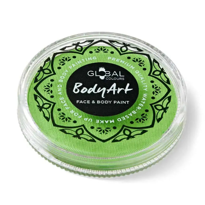Global Colours Lime Green Face and Body Paint Cake 32g