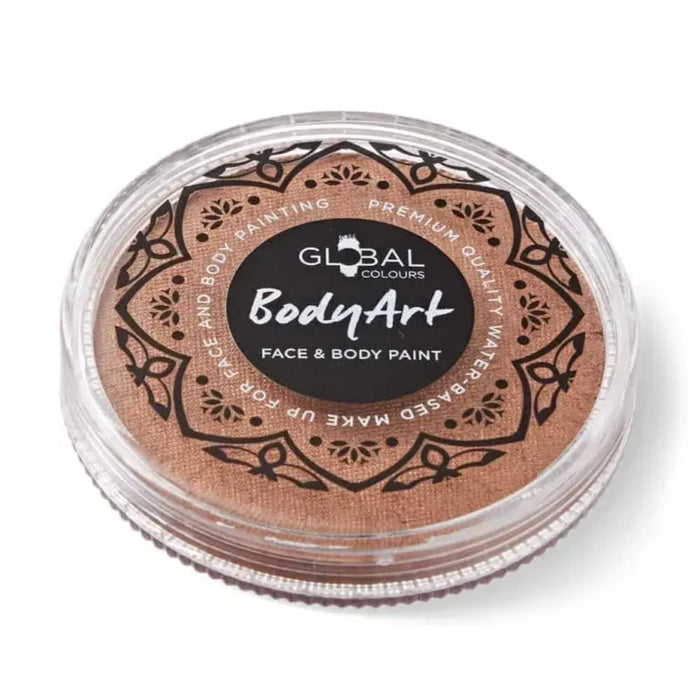 Global Colours Metallic Bronze Face & Body Paint Cake 32g