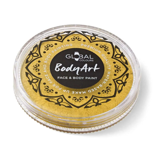 Global Colours Metallic Gold Face and Body Paint Cake 32g