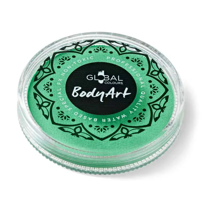 Global Colours Neon Light Teal 32g UV reactive Special FX paint cake