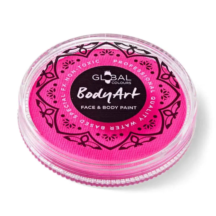 Global Colours Neon Magenta 32g UV reactive Special FX paint cake