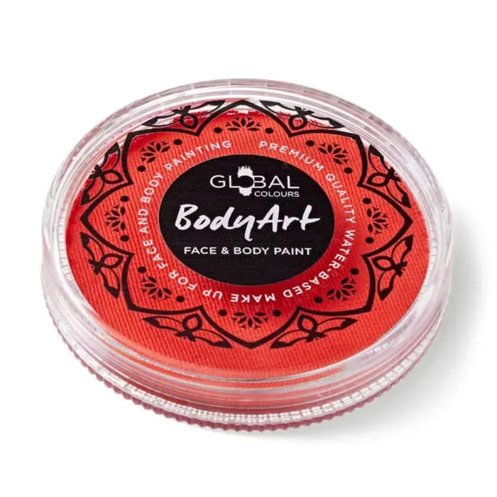 Global Colours Orange Face and Body Paint Cake 32g