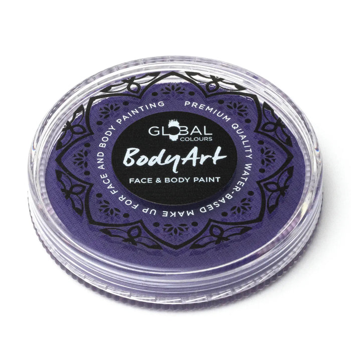 Global Colours Purple Face and Body Paint Cake 32g
