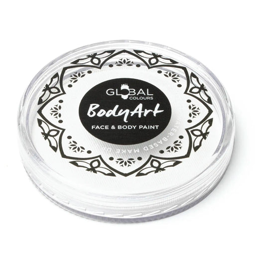 Global Colours White Face & Body Paint Cake 32g