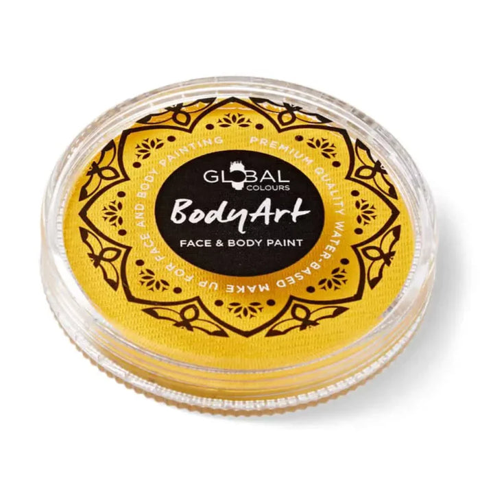 Global Colours Yellow Face & Body Paint Cake 32g