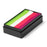 Global Colours Fairy Garden One Stroke face paint cake with lime green, white, pink and magenta colour stripes