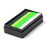 Global Colours Bright Leaf One Stroke face paint cake with dark green, lime green, neon green and white colour stripes