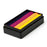 Global Colours Firefly magnetic One Stroke face paint cake with Dark Blue, Magenta, Neon Orange and Yellow stripes