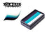 Global Colours Frozen Princess magnetic One Stroke face paint cake with Dark Blue, Teal and White stripes
