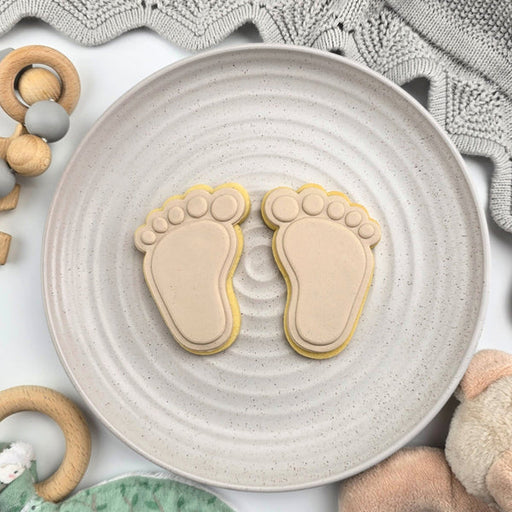 Cutter & 3D Embosser Set - Foot Prints