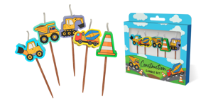 Construction Candles 5 Pack