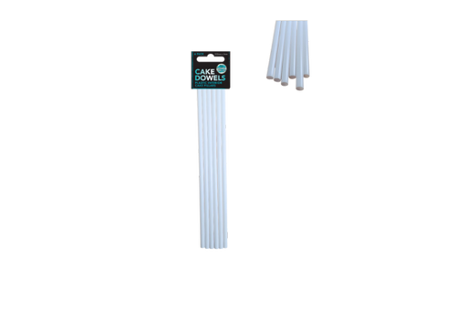 Cake Dowels 305x5mm 6Pcs Small Iconic Cake Art
