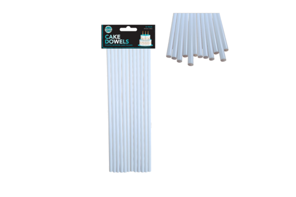 Cake Dowels 305x8mm 12 Pcs Medium Iconic Cake Art