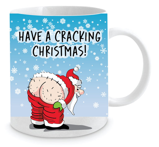 Humorous Christmas Coffee Mugs (Have a cracking Christmas)