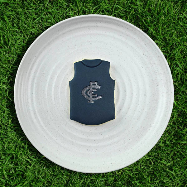 AFL Carlton Blues Football Team Guernsey Cutter & Embosser Set