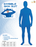“Blue Invisible Skin Suit packaging showing the full-body costume, hooded mask and adult size chart.”