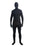 Adult Invisible Man Black Extra Large Size
