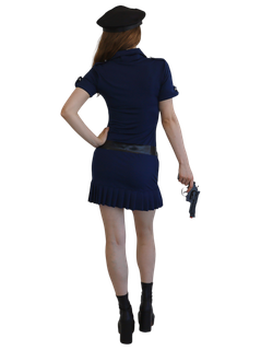 Womans Sexy Cop Costume 8 to 10