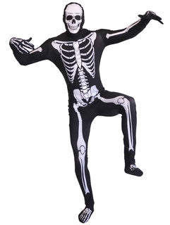 Invisible Skeleton Man Suit Small Costume Adult