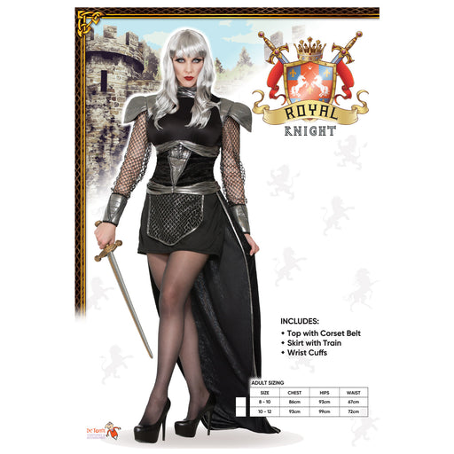 Knight Women's Costume 8-10