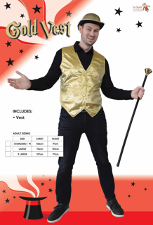 Gold Vest Extra Large