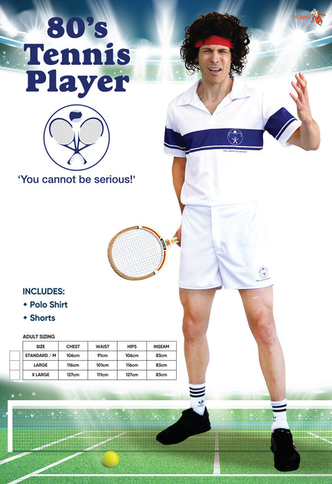 Tennis Player Costume - Small