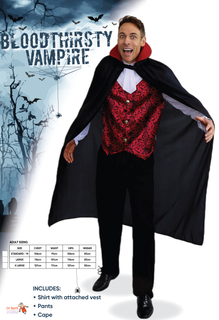 Bloodthirsty Vampire Cape XL
