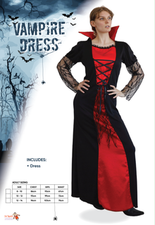 Vampire Queen Dress - 12-14