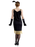 Black/Gold Flapper Dress - 12-14
