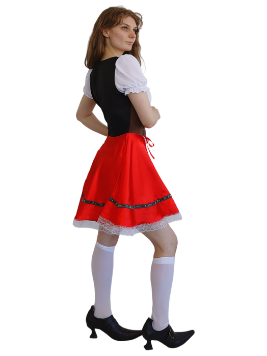 Red Oktoberfest Dress - 10-12