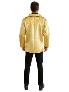 Gold Sequin Jacket - Large