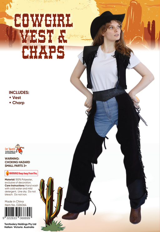 Cowgirl Vest and Chaps
