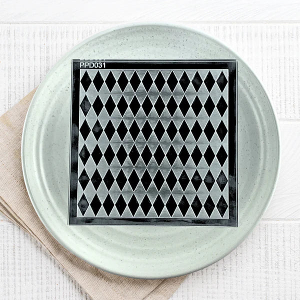 Diamond Pattern Cookie Cutter 3D Debossers