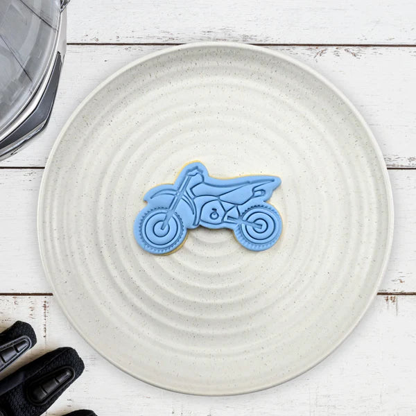 Cutter & 3D Embosser Set - Dirt Bike