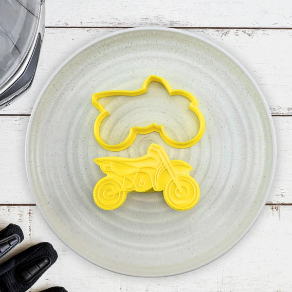 Cutter & 3D Embosser Set - Dirt Bike