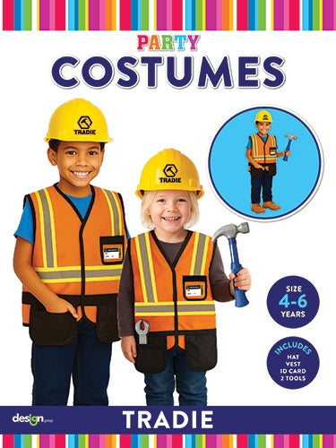 Costume Tradie Kids 4 to 6 Years