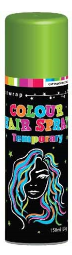 Coloured Hair Spray