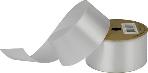 Satin Ribbon Roll 38mm X 3m White