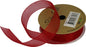 Organza Ribbon Roll 20mm X 7m Red