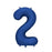 Navy Mega Foil 34'' Numbers