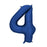 Navy Mega Foil 34'' Numbers