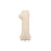 Nude foil number 1 balloon