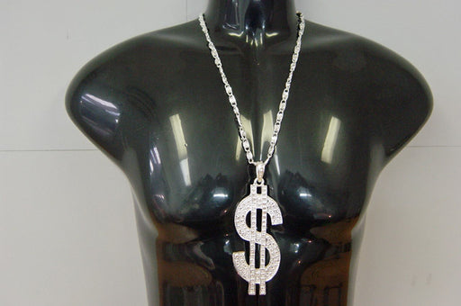 Silver Dollar Necklace Large