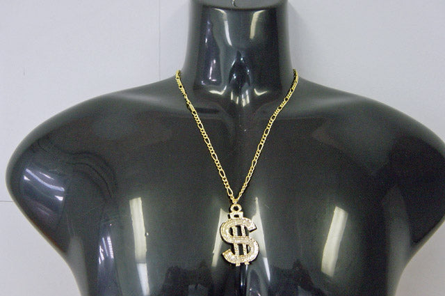 Gold Dollar Necklace Small